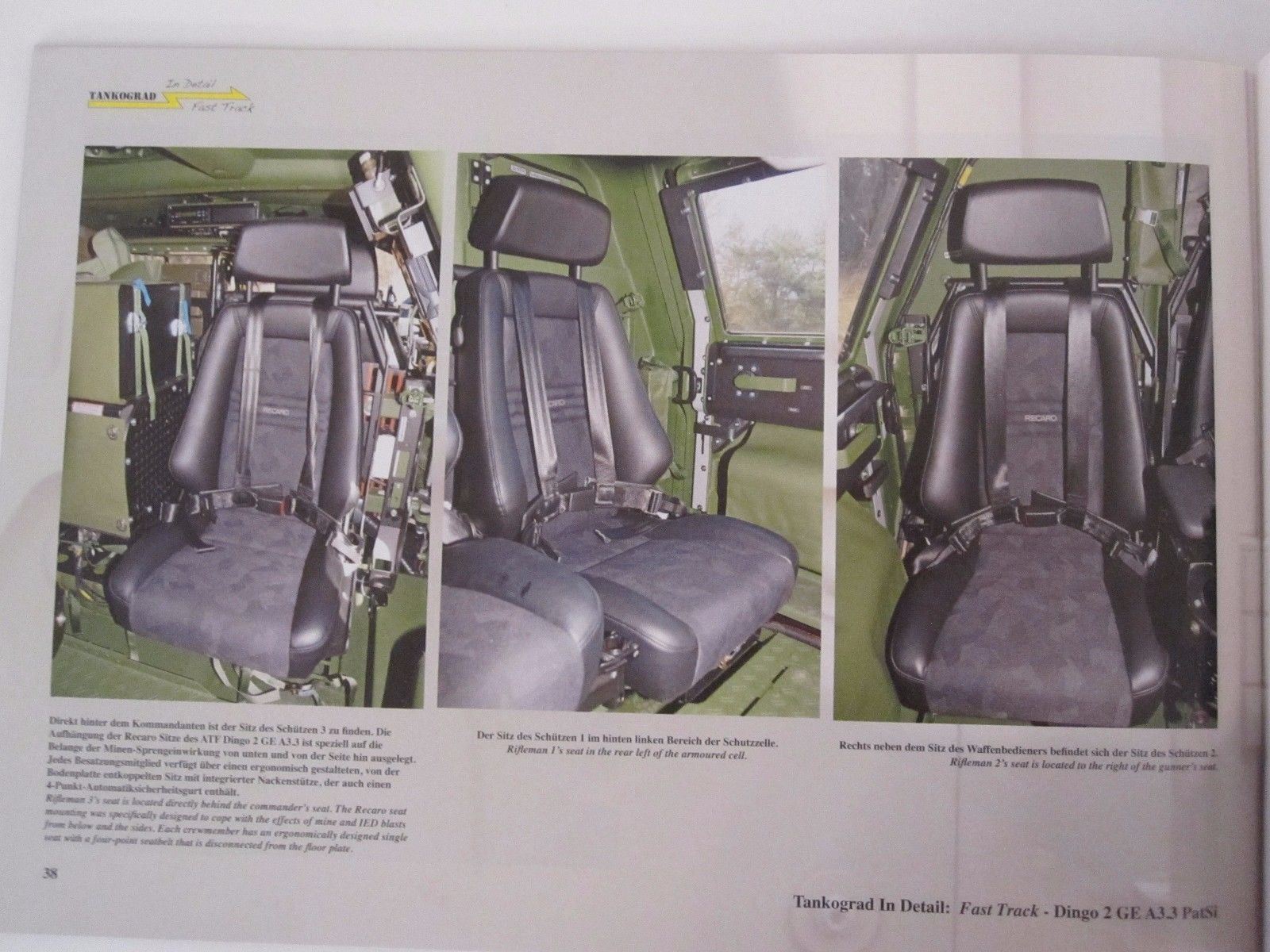 Tankograd – Dingo 2 GE A3.3 PatSi In Detail Fast Track #12 German Vehicle
