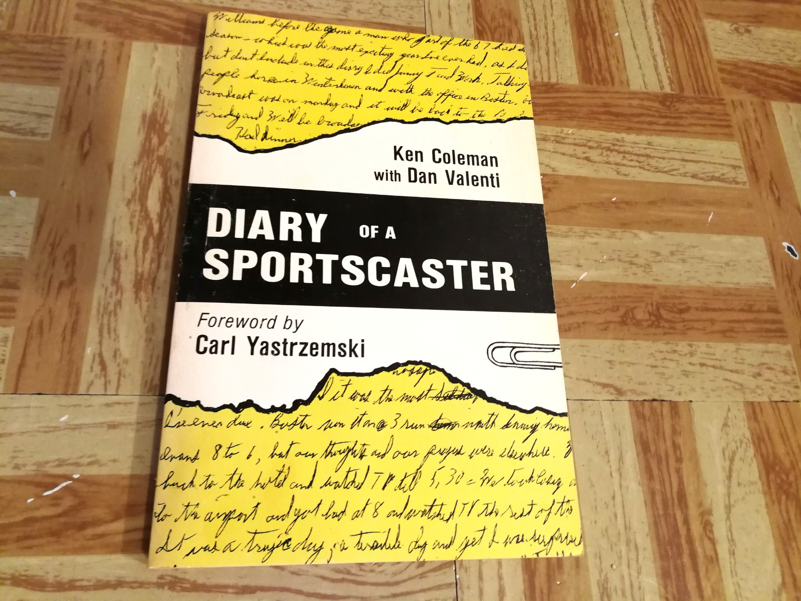 Diary of a Sportscaster, Ken Coleman Dan Valenti 1982 PB Baseball Boston Red Sox
