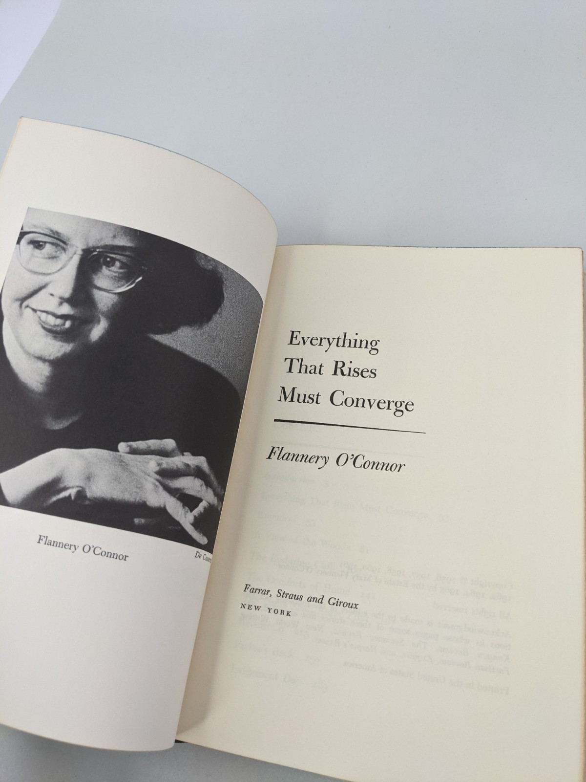 Flannery O’Connor Everything That Rises Must Converge Paperback 1980 Noonday