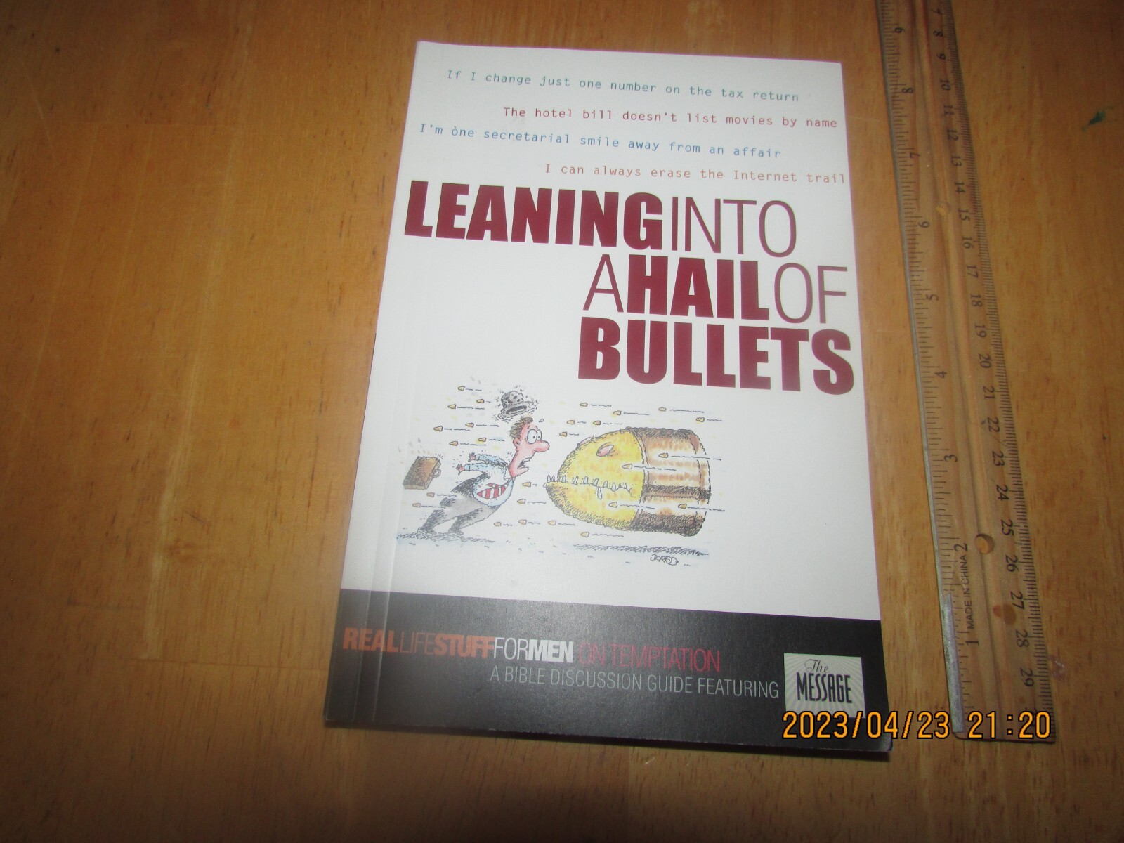 Leaning into a Hail of Bullets : On Temptation by The Navigators Staff (2004, Tr