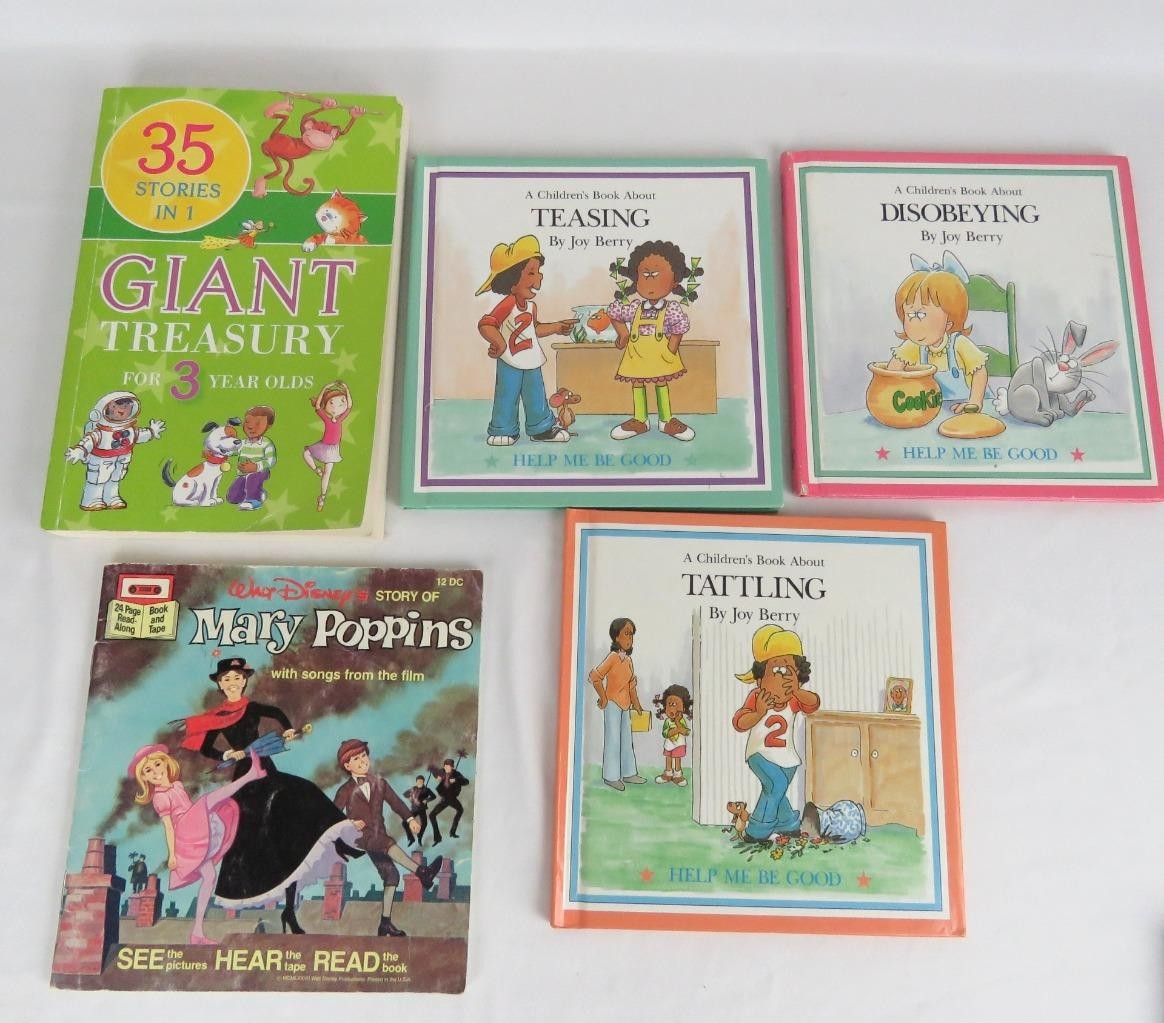Mix Lot of 40 Story Time Books for Kids Toddlers Daycare Child School SET-1