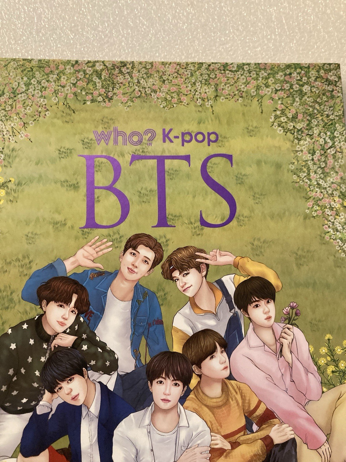 WHO? K-POP BTS COMIC-STYLE HARDCOVER BOOK KOREAN LANGUAGE VERSION – 170 pages