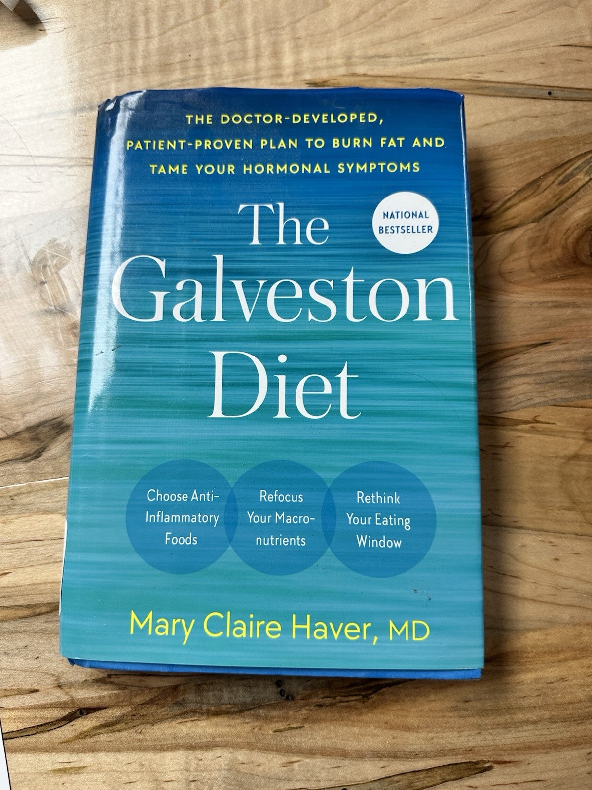 The Galveston Diet by Mary Claire Haver MD Hardcover 2023 Little Brown Spark