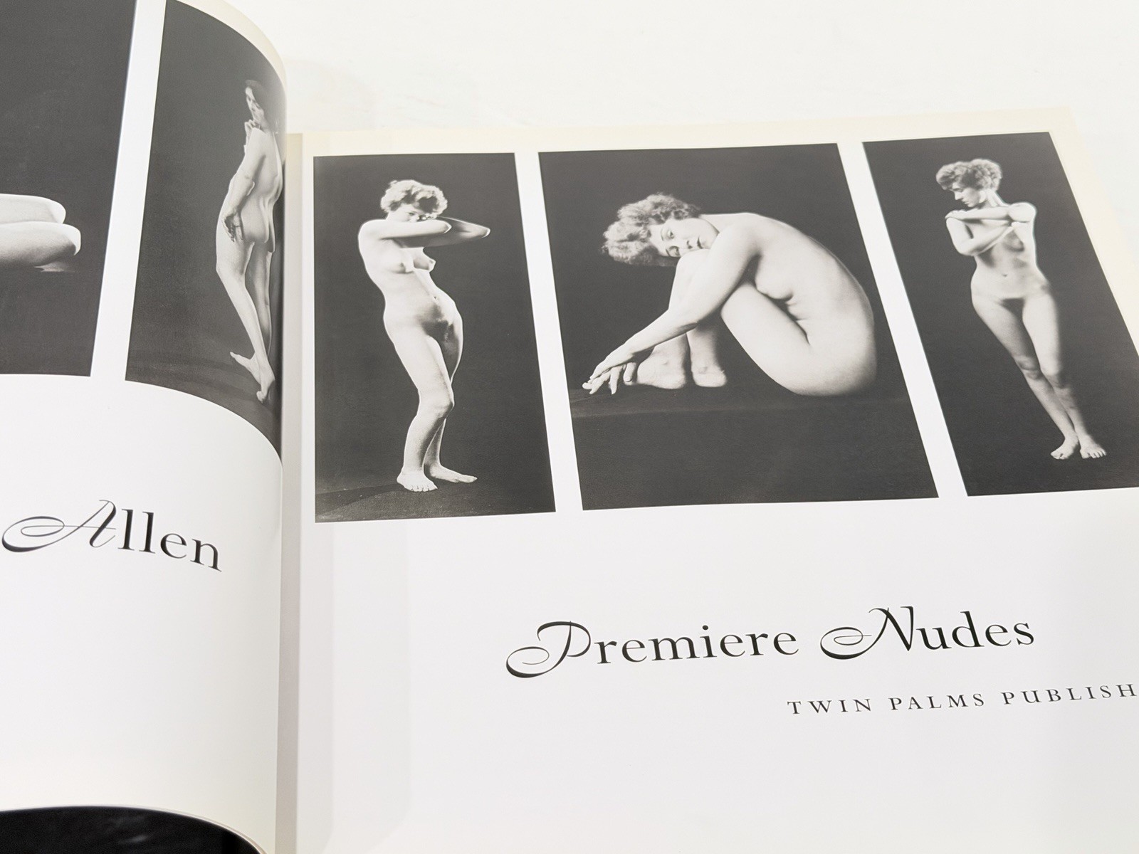 Premier Nudes Albert Arthur Allen 2001 Hardcover 1st Ed Twin Palms Photography