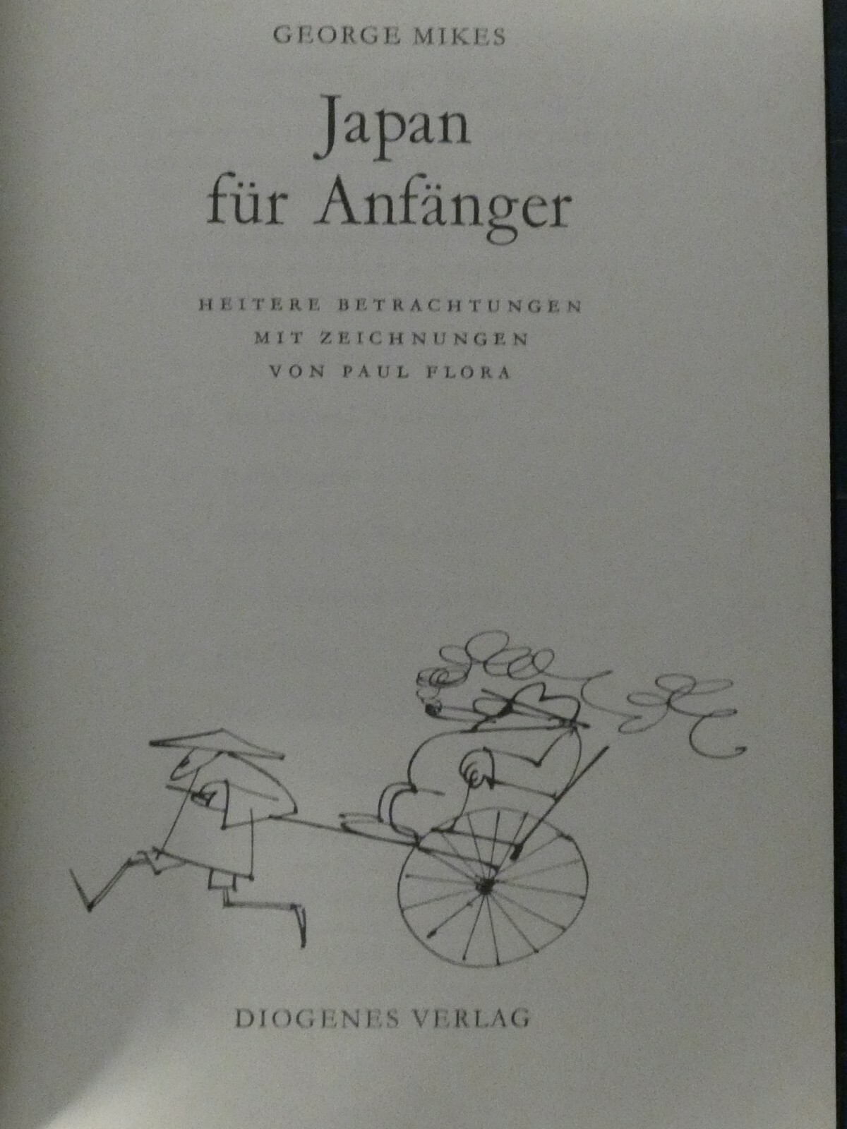 Mikes Flora Japan für Anfänger Diogenes 1963 H-17514