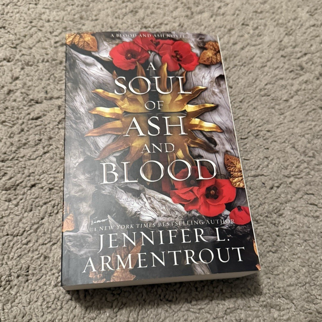 Jennifer L. Armentrout A Soul of Ash and Blood Hardcover Fantasy Novel Adults