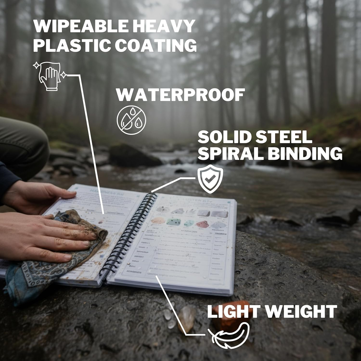 Rocks and Minerals of the United States Identification Field Guide | Thick Water