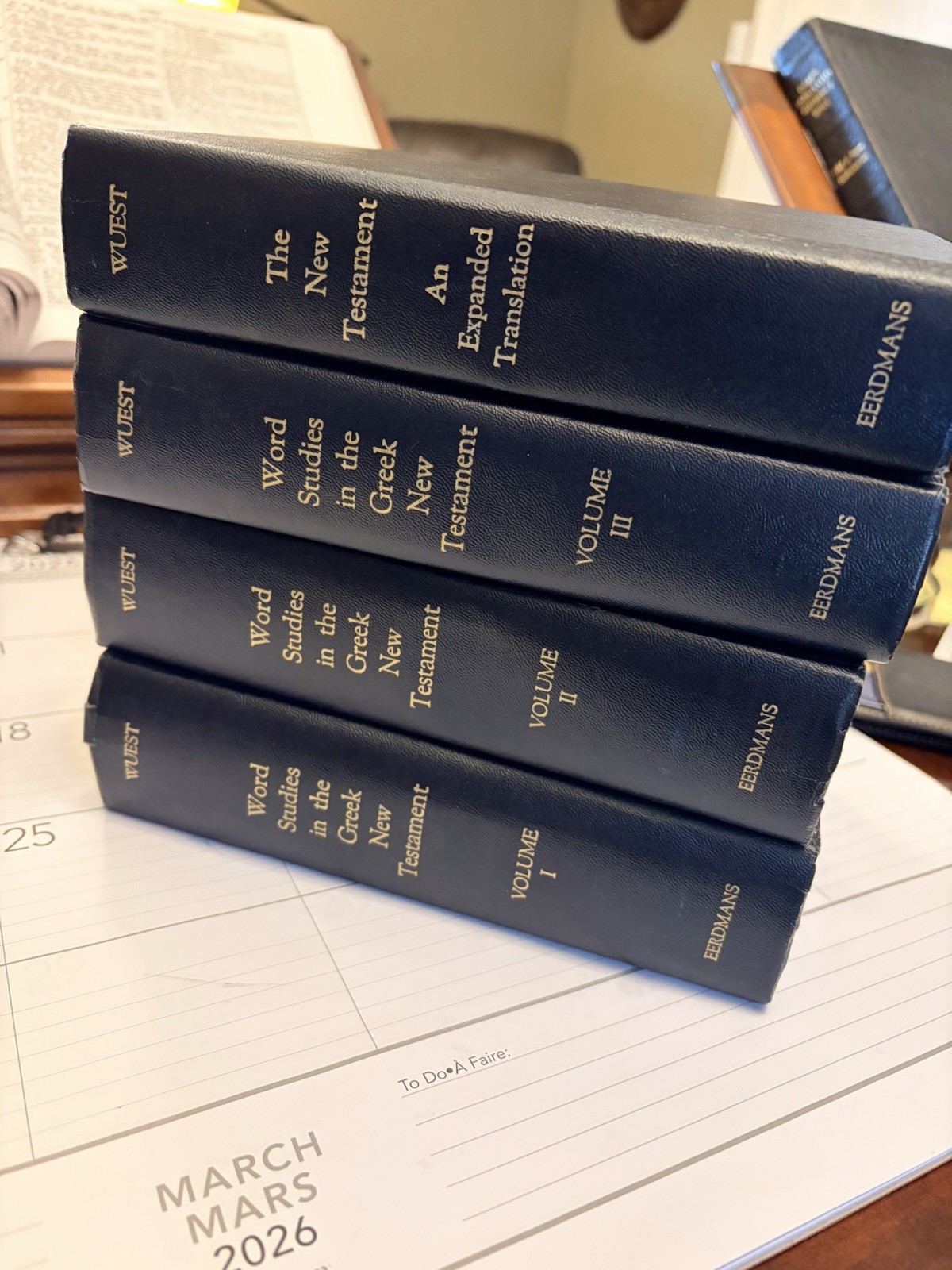 “Word Studies in The Greek New Testament” 4 Volumes, by Kenneth S. Wuest