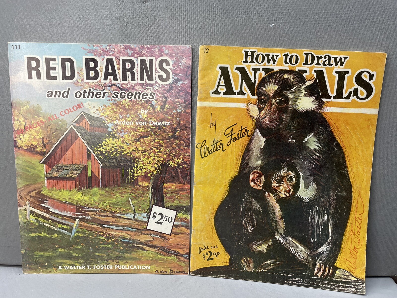 Walter T. Foster Publication “How To Draw Animals & Red Barns And Other Scenes “