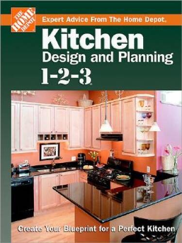 Kitchen Design and Planning 1-2-3: Create Your Blueprint for a Perfe – VERY GOOD