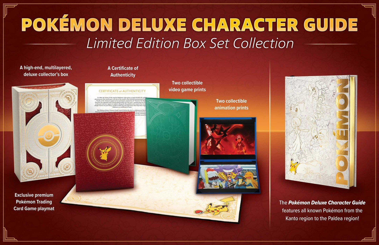 Pokémon Deluxe Character Guide Limited Edition Box Set Collection [PRESALE]