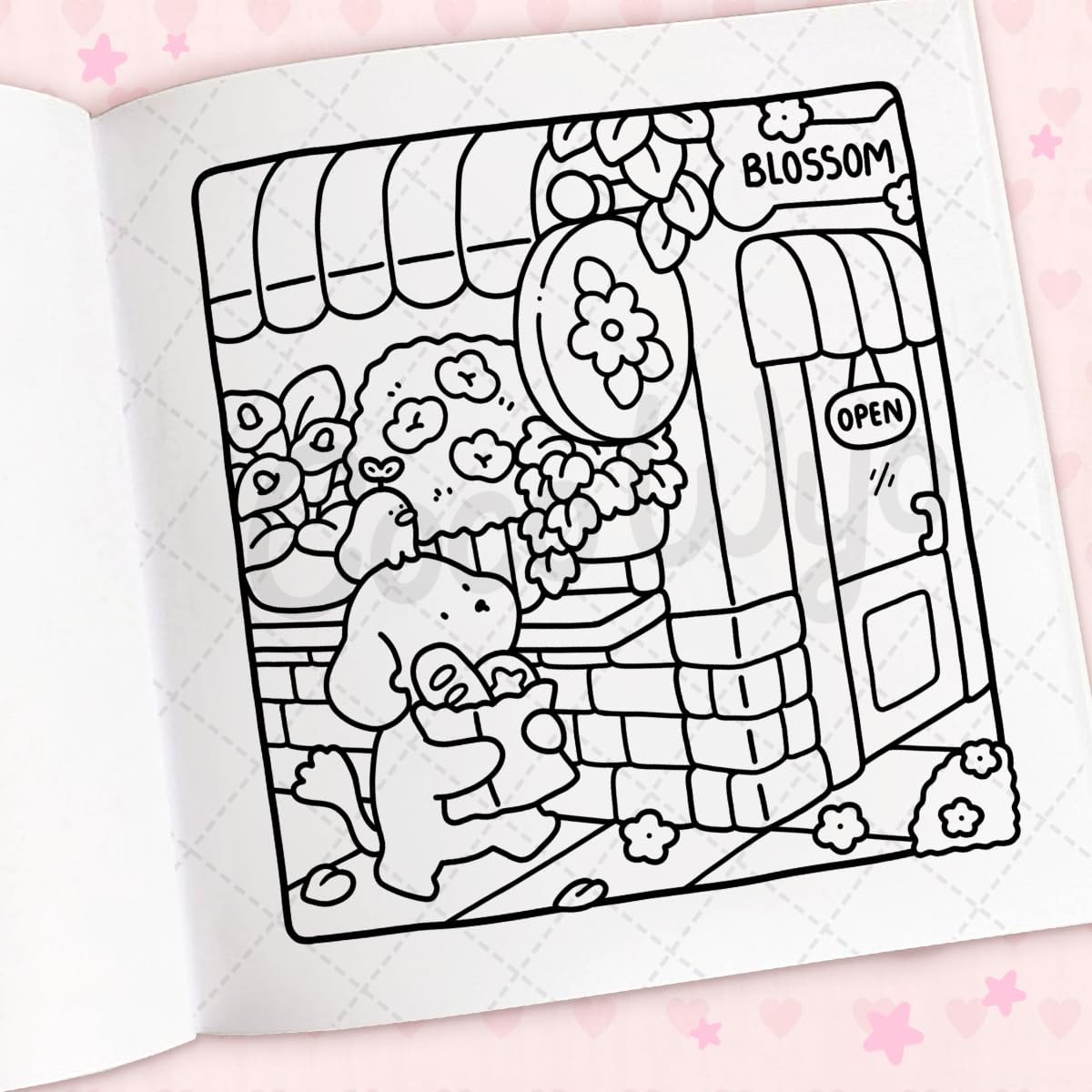 Cozy Cuties: Coloring Book for and Kids (Cozy Spaces Coloring)