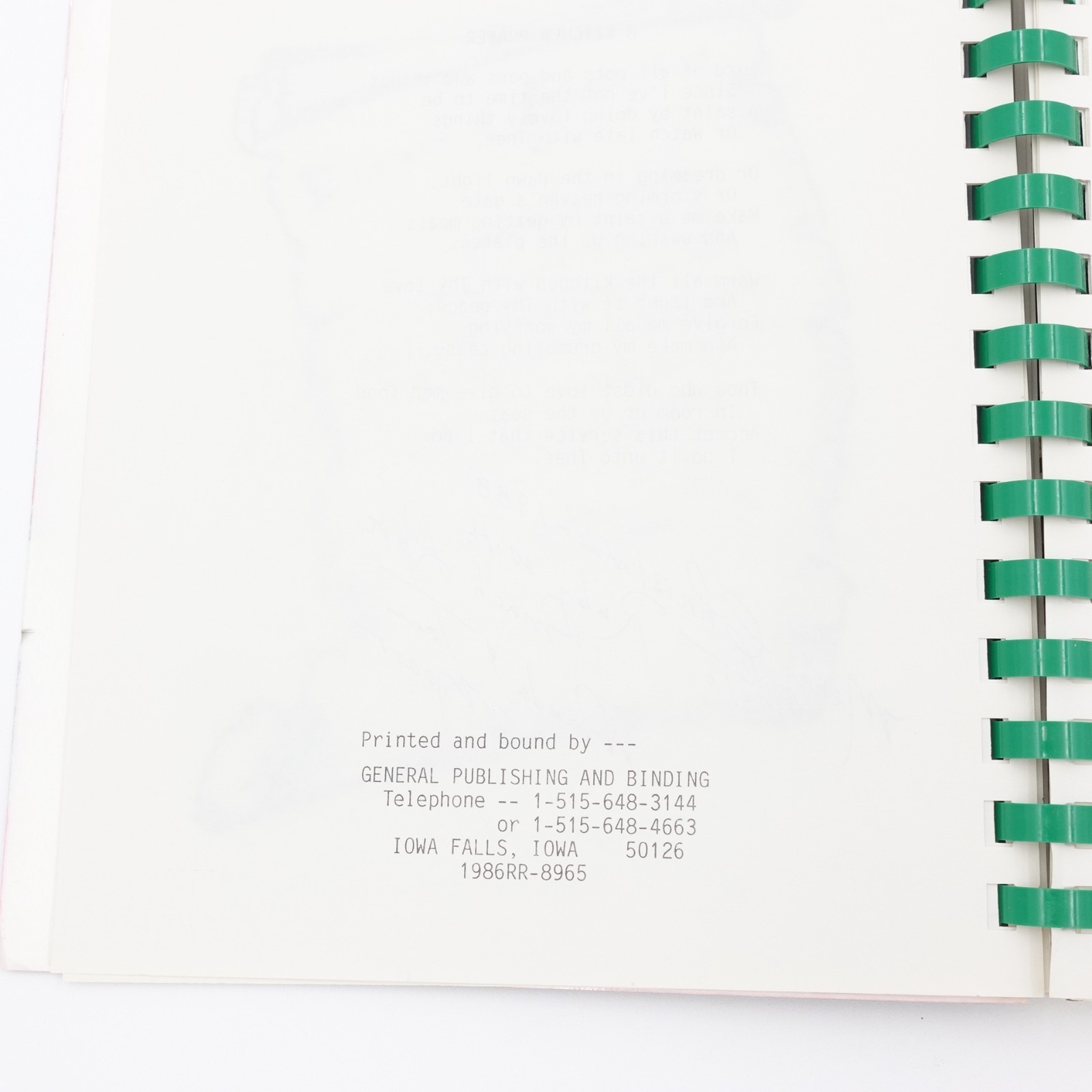 Cook Book Lytle Texas United Methodist Church 1988 PB Plastic Spine 192 Pages VG