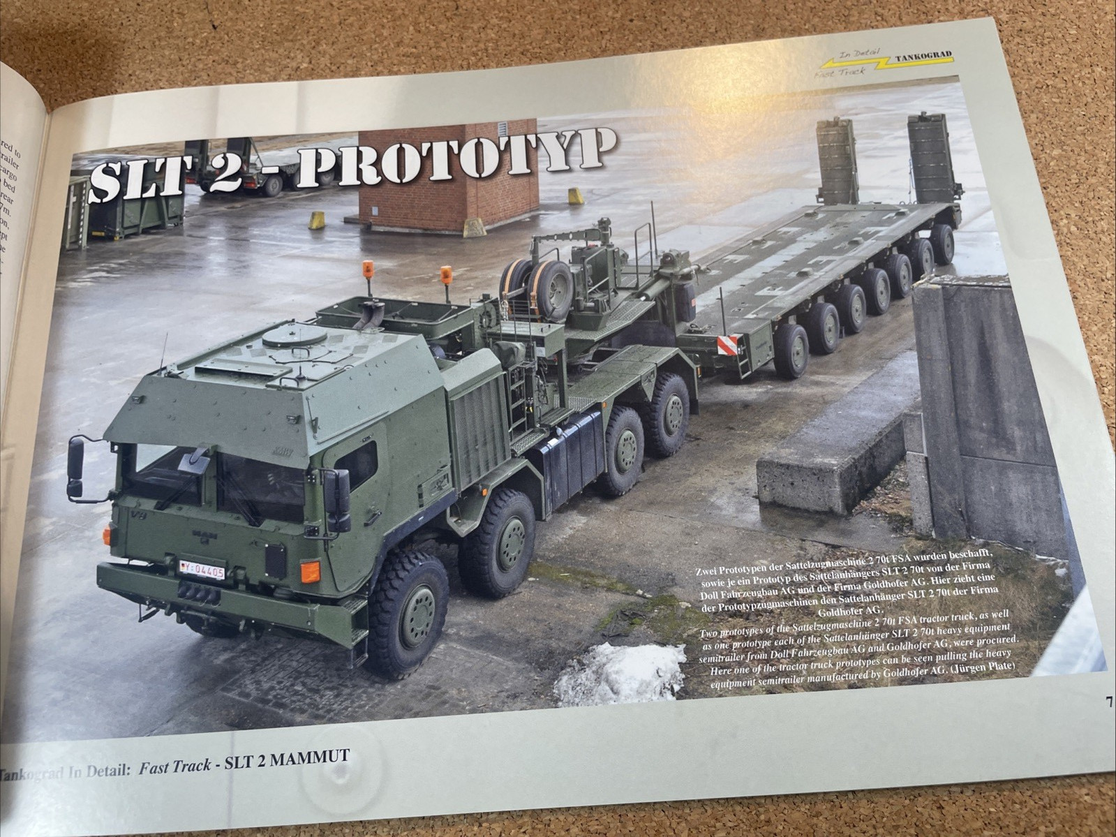 SLT 2 MAMMUT German Army Transporter Fast Track In Detail No. 02 40 Pages, Color