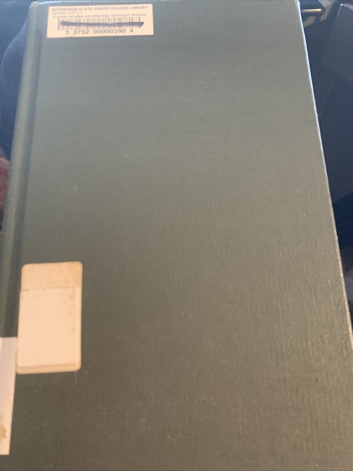 A Primer On Sleep And Dreaming Rosalind Dymond Cartwright 1978 Hardcover