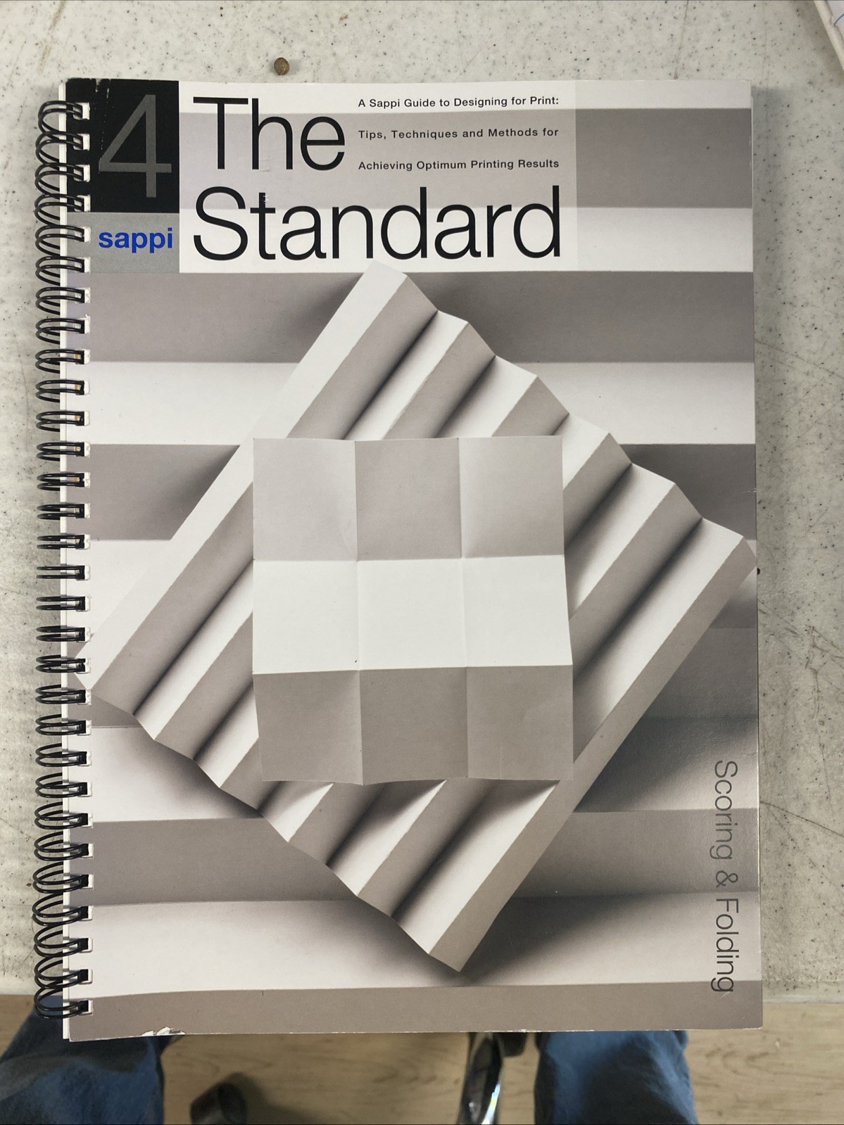 THE STANDARD VOLUME 4 SCORING & FOLDING, SAPPI 2010, WIRE BOUND UNOPENED