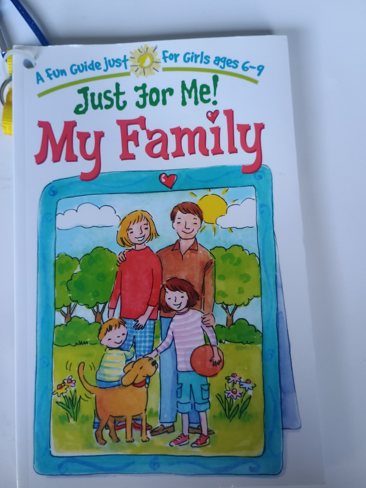 Just for Me! My Family: A Fun Guide Just for Girls Ages 6-9 [With Key Chain]