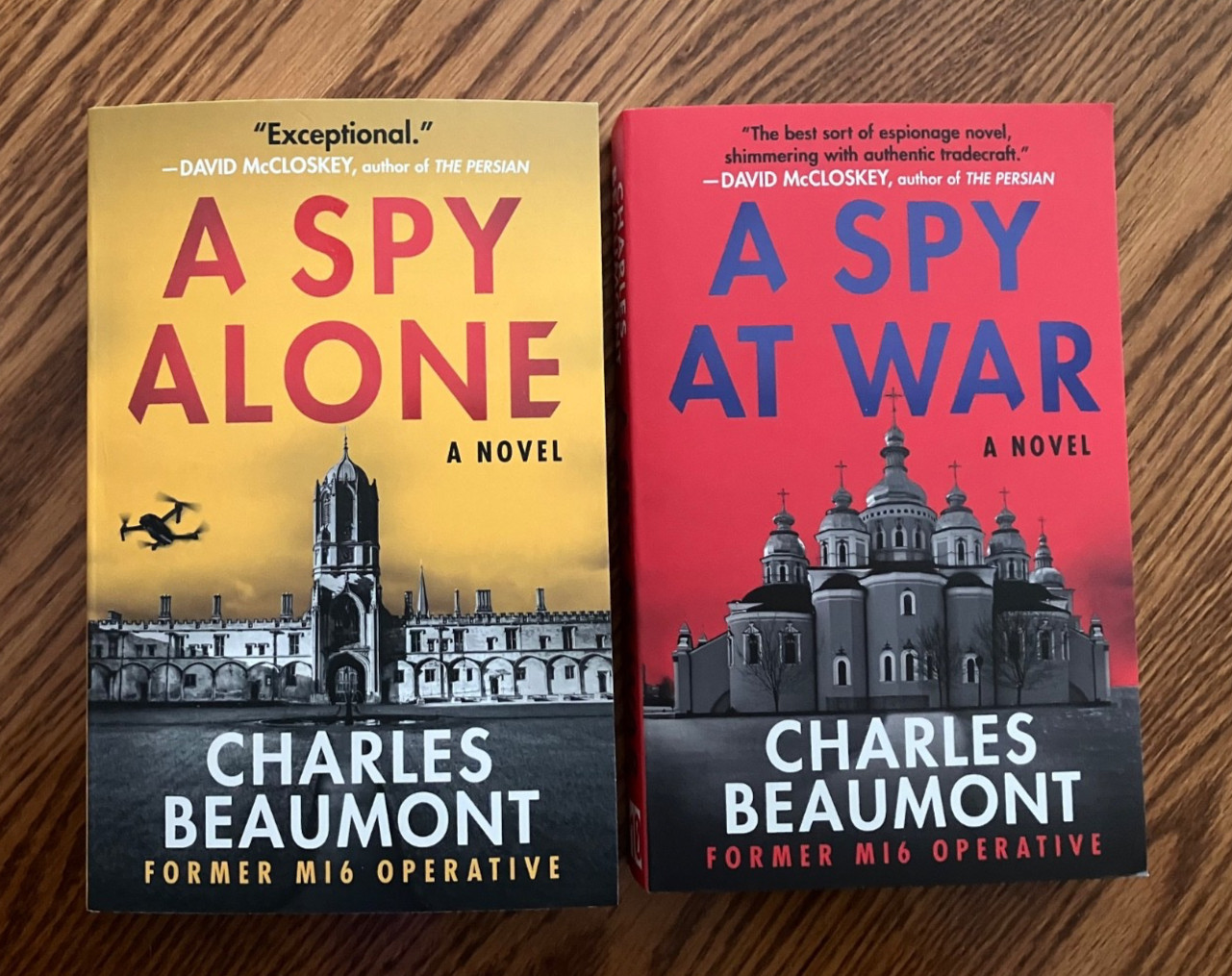 NEW Lot – A Spy Alone (1) & A Spy at War (2) ~ Charles Beaumont Oxford Spy Ring