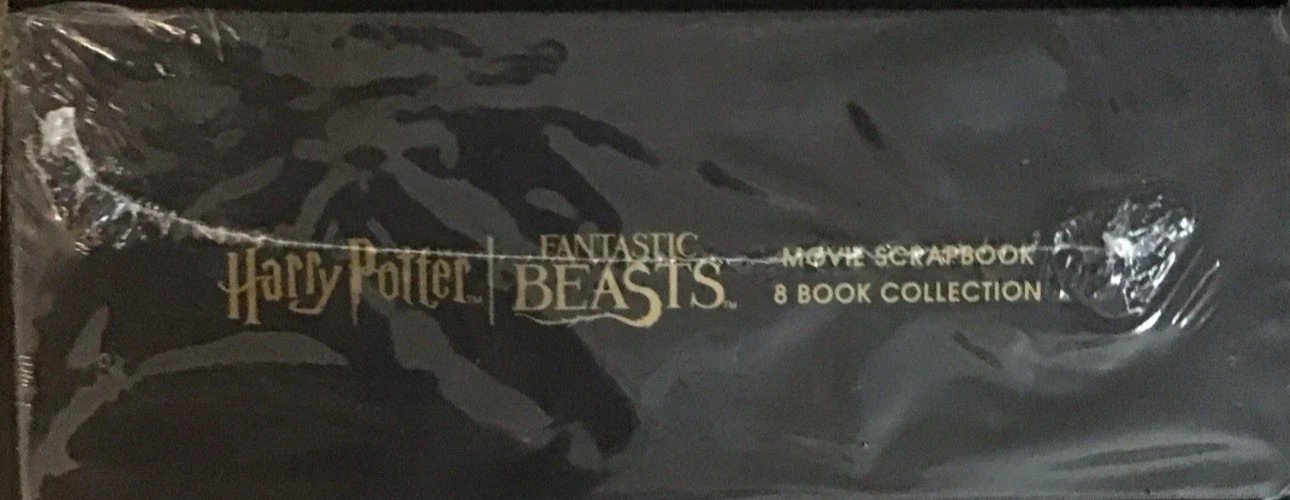 NIB Harry Potter /Fantastic Beasts Movie Scrapbook 8 Book Collection Wrap