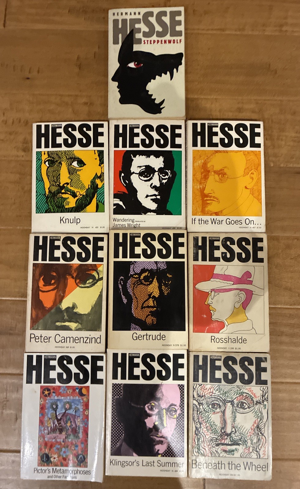Vintage Hermann Hesse Paperback Book Lot (10 Volumes) – Noonday Press Editions
