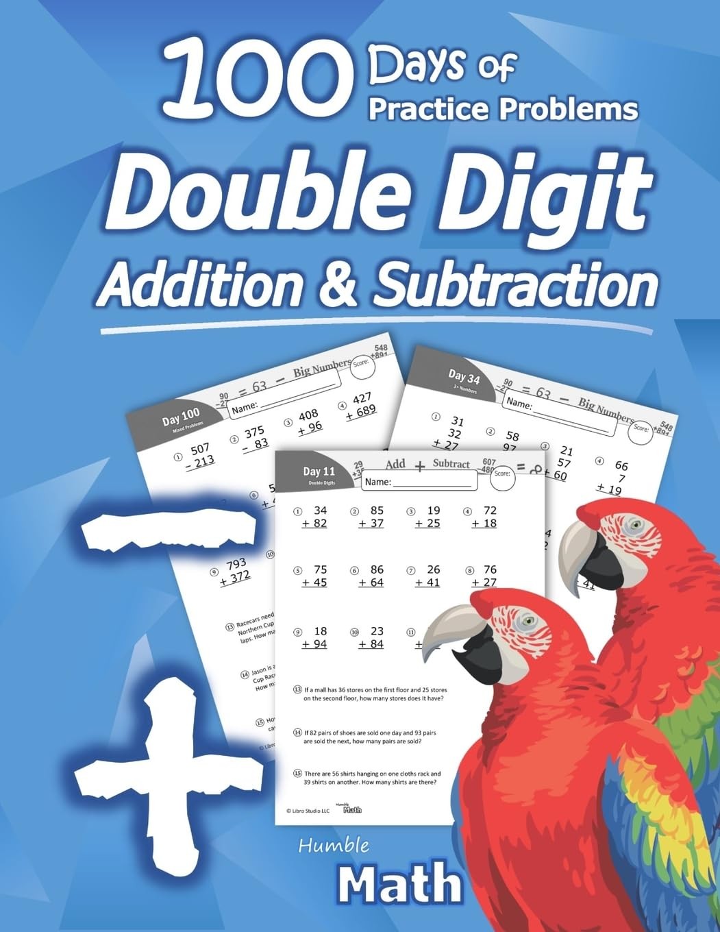 Humble Math – Double Digit Addition & Subtraction : 100 Days of Practice Pro…