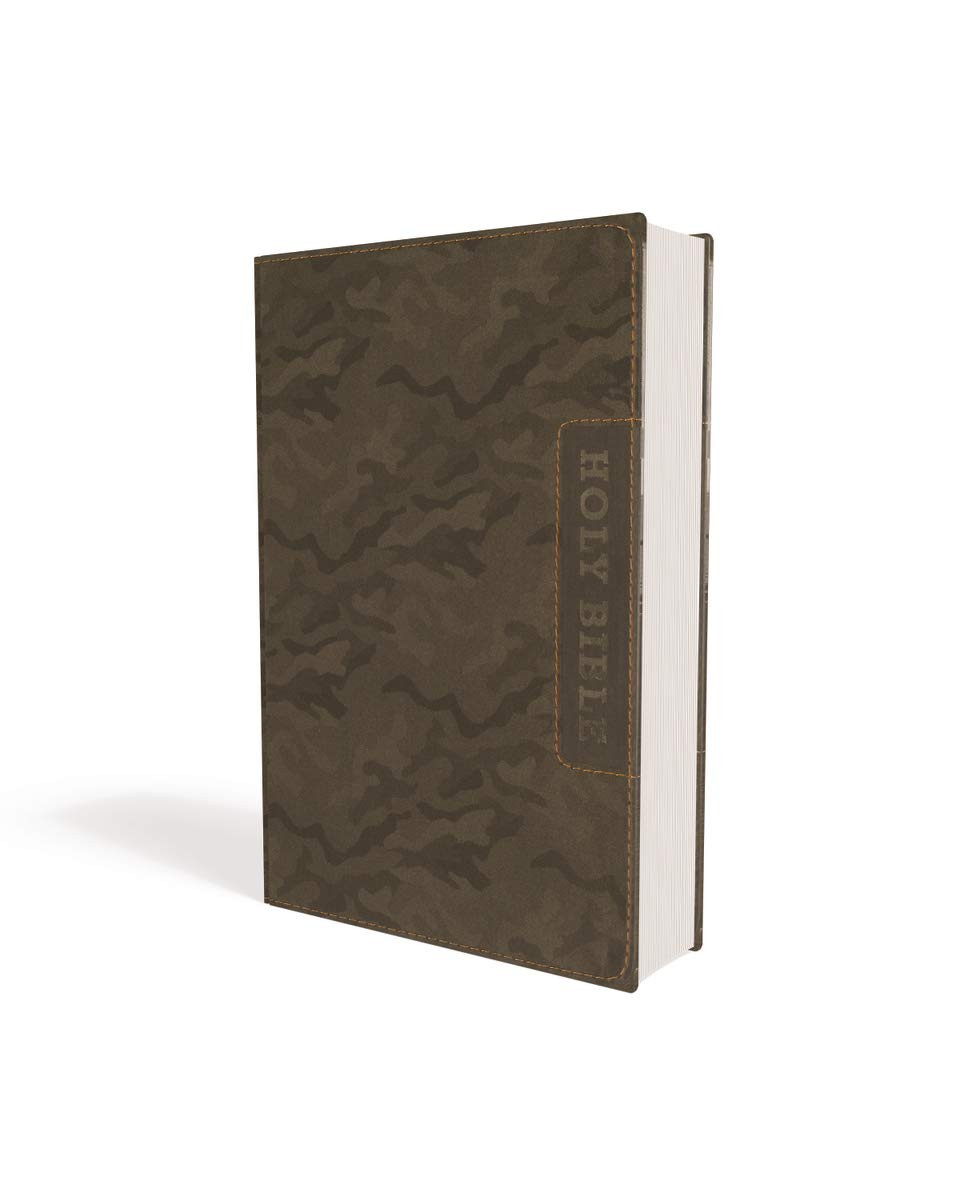 NIV, Boys’ Bible, Leathersoft, Brown Camo, Comfort Print
