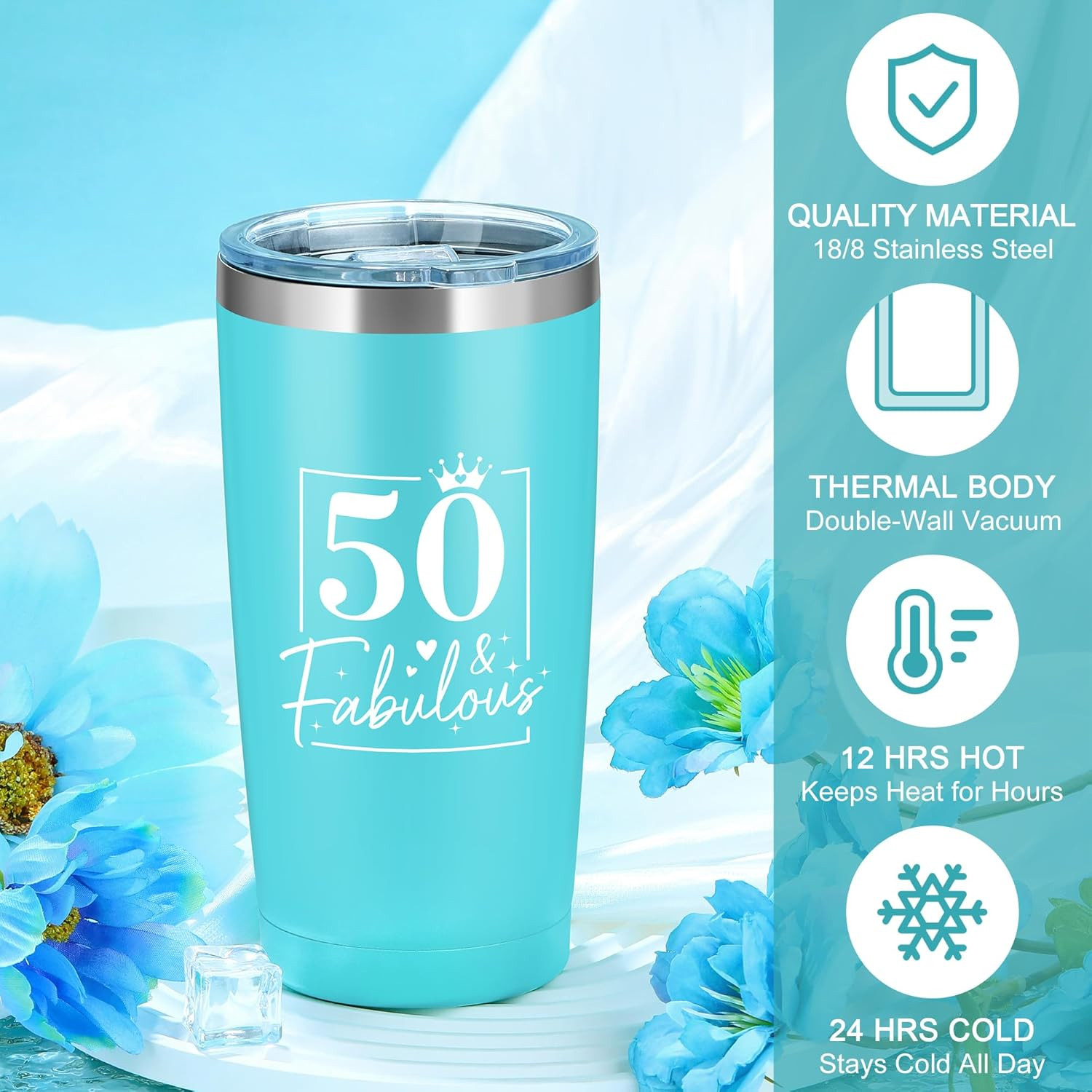 50th Birthday Gifts for Her 50 Year Old Gifts for Women Turning 50 and Fabulous
