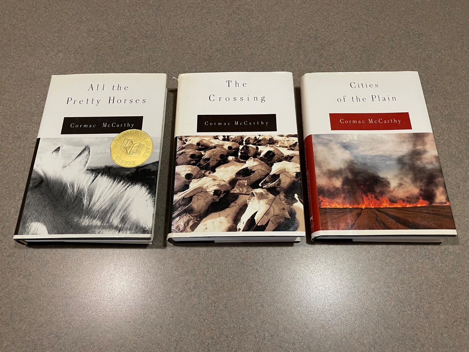 The Border Trilogy by Cormac McCarthy (Complete 1st Edition Hardcover Set Lot)