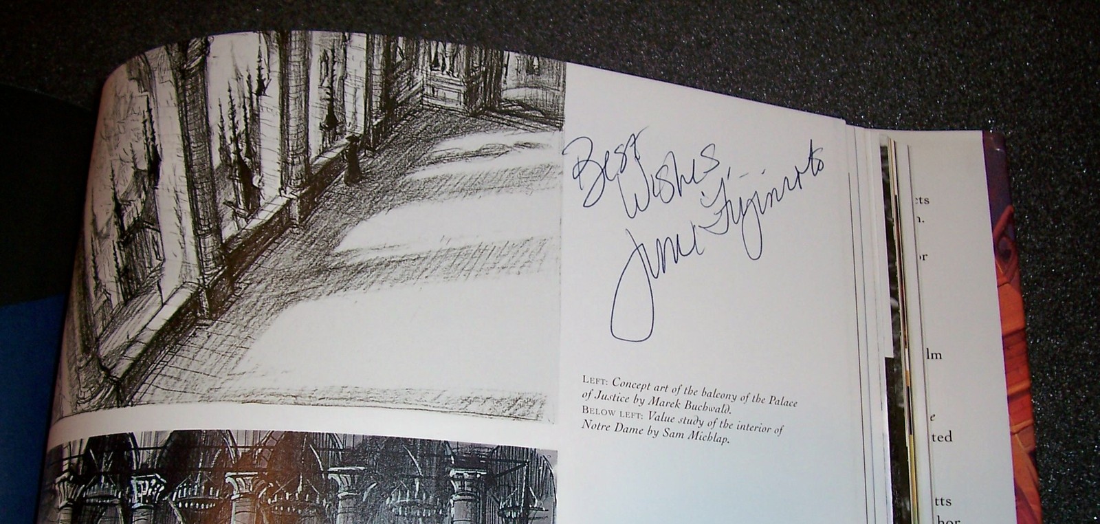 SIGNED Art of the Hunchback of Notre Dame, 13.5″x11″, Disney + Premiere Program