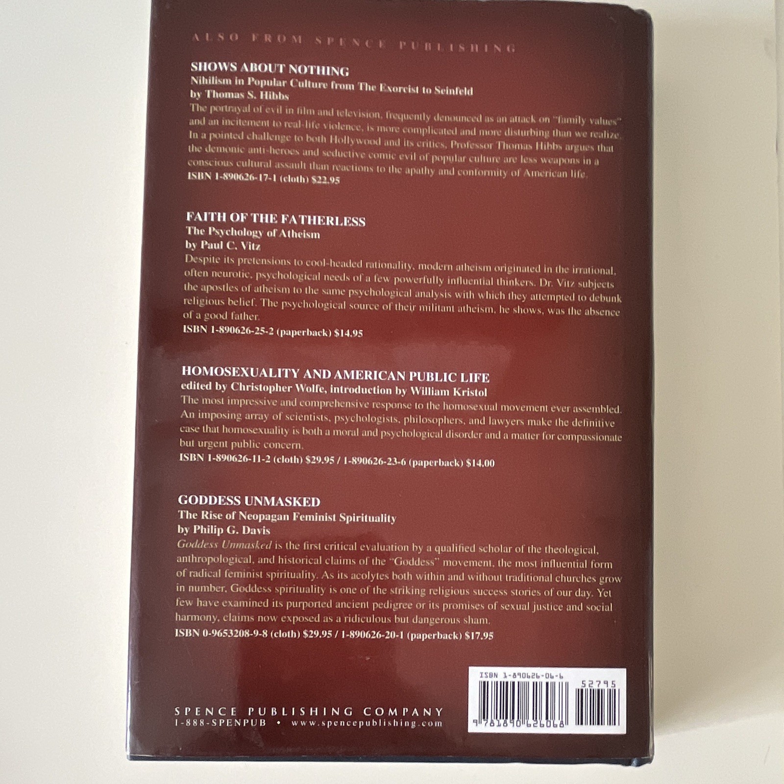Monsters from the Id Rise of Horror Hardcover E MICHAEL JONES