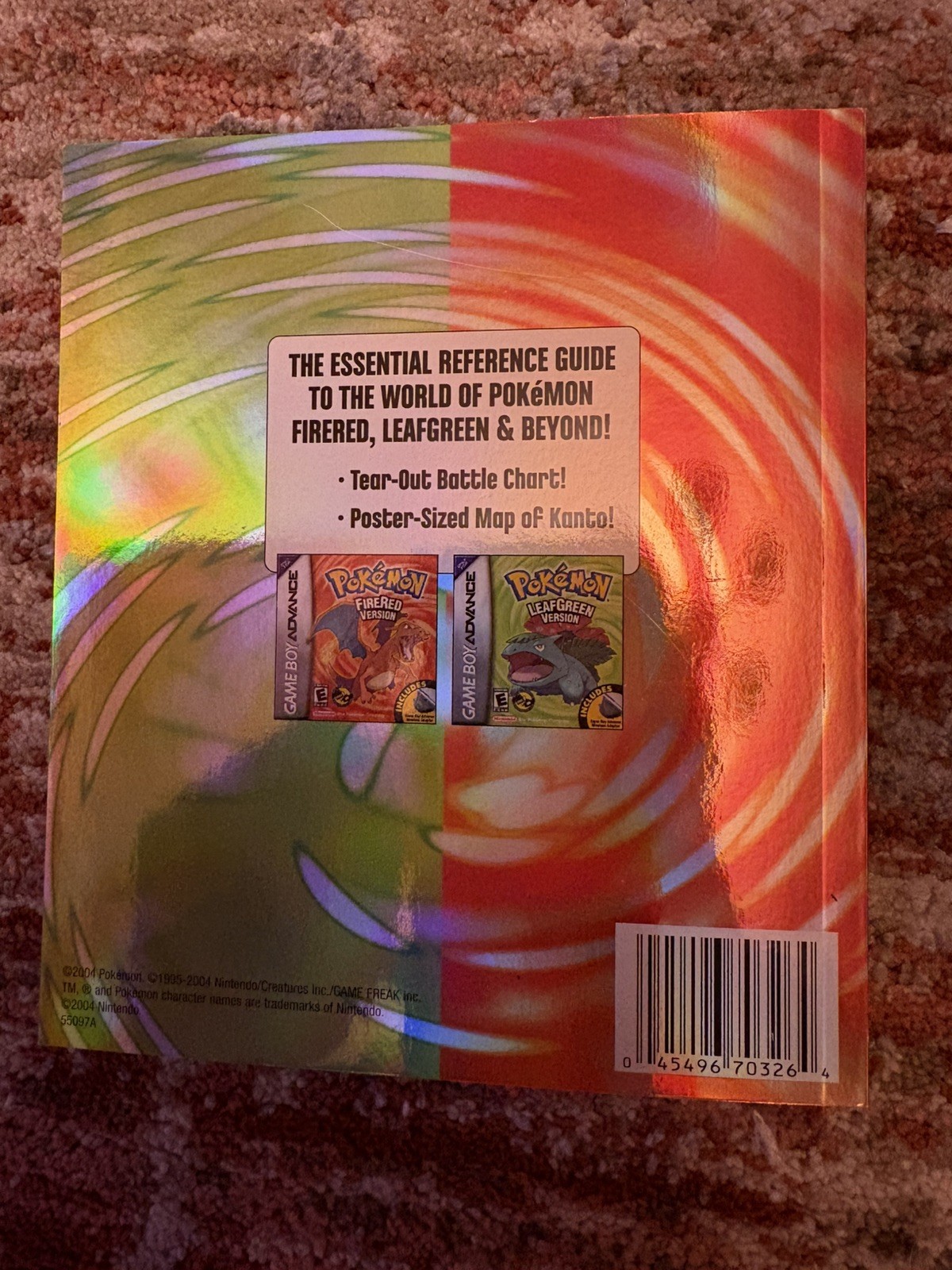 Pokemon LeafGreen FireRed Pocket Trainer’s Guide BOOK 2004 Pokémon