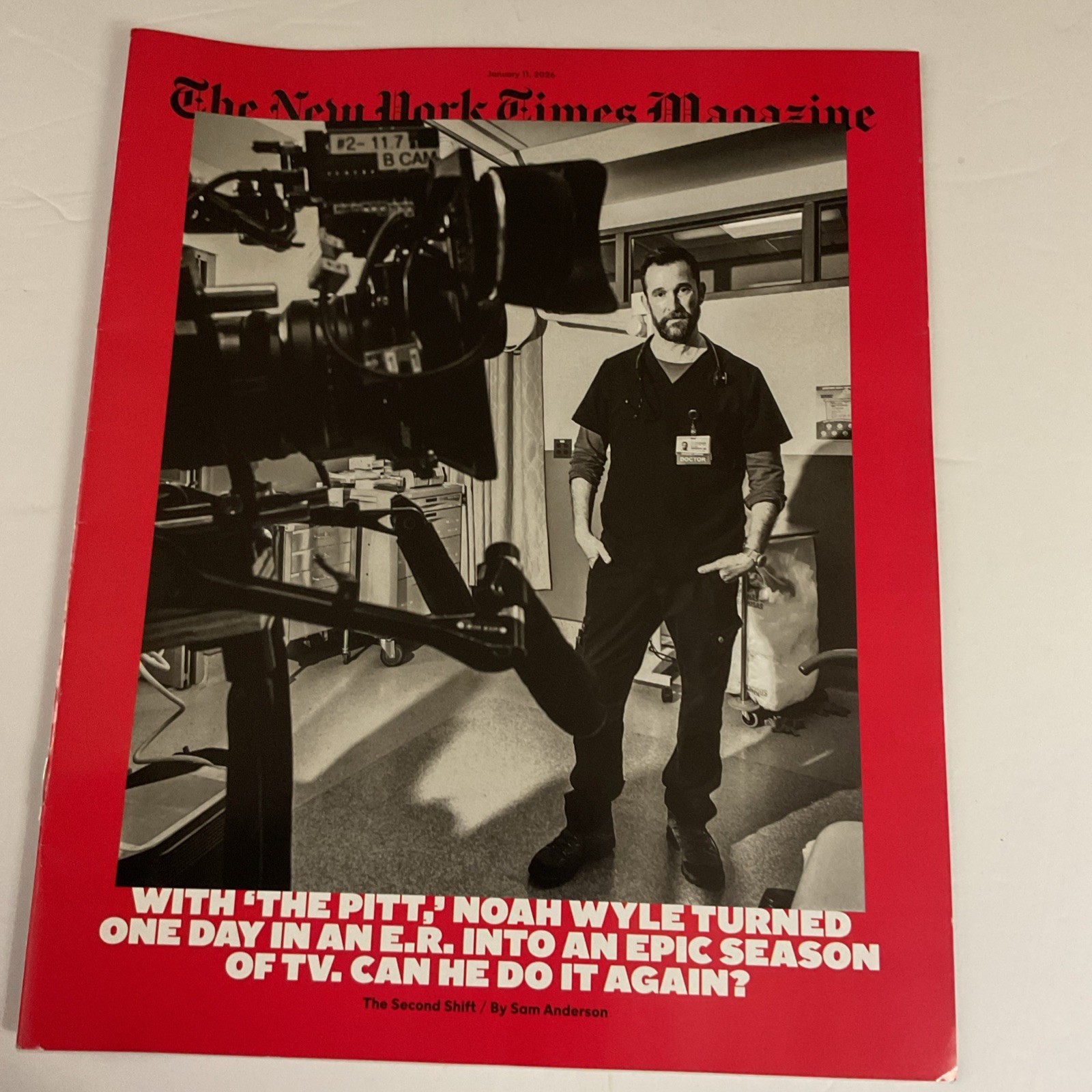 The New York Times Magazine – Jan. 11, 2026 “THE PITT” Noah Wyle