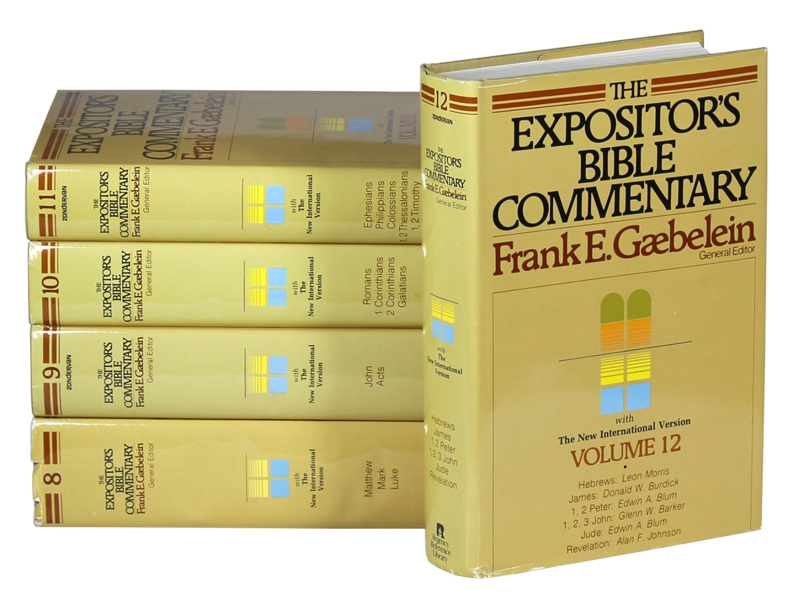 Lot 5 Expositor’s Bible Commentary Series Vol 8 – 12 Gaebelein HCDJ Zondervan