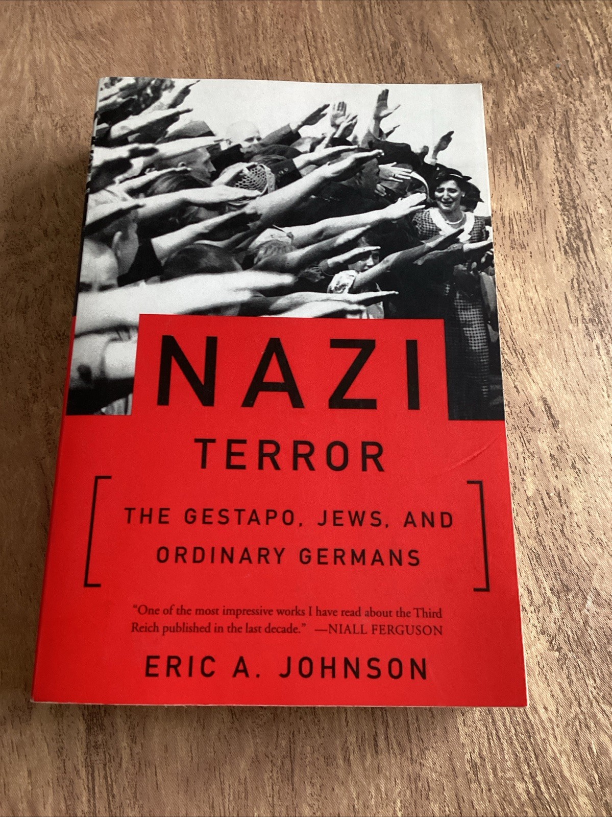 Nazi Terror Eric A. Johnson Paperback Excellent