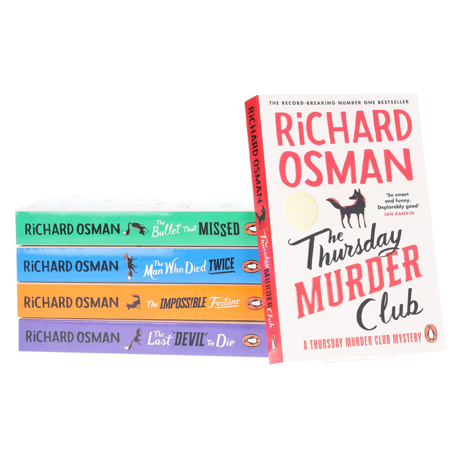 Thursday Murder Club Mysteries by Richard Osman 5 Books Set – Fic – PB