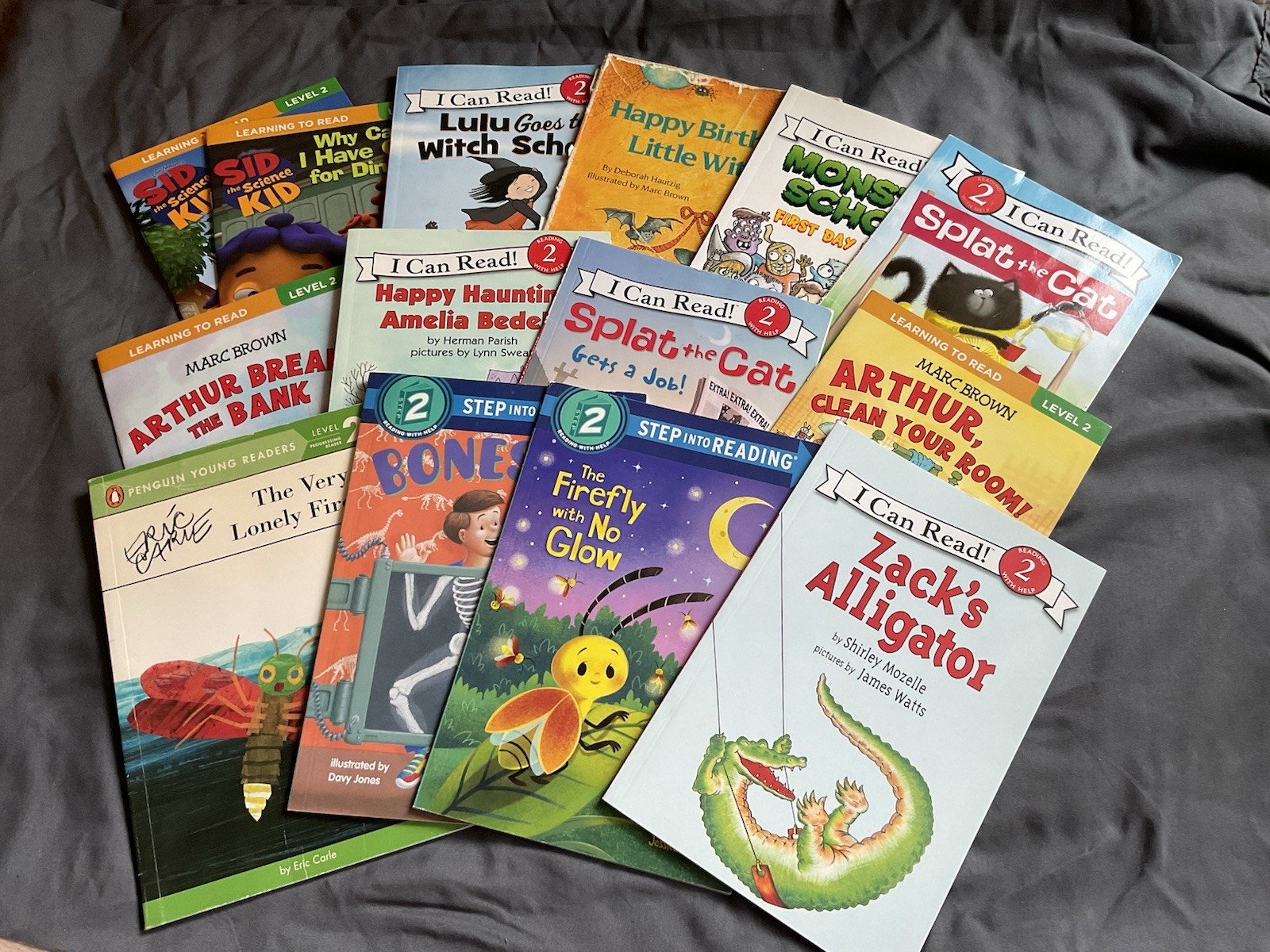 Level 2 I Can Read 14 Book Lot Various Titles Children’s Reading Homeschool