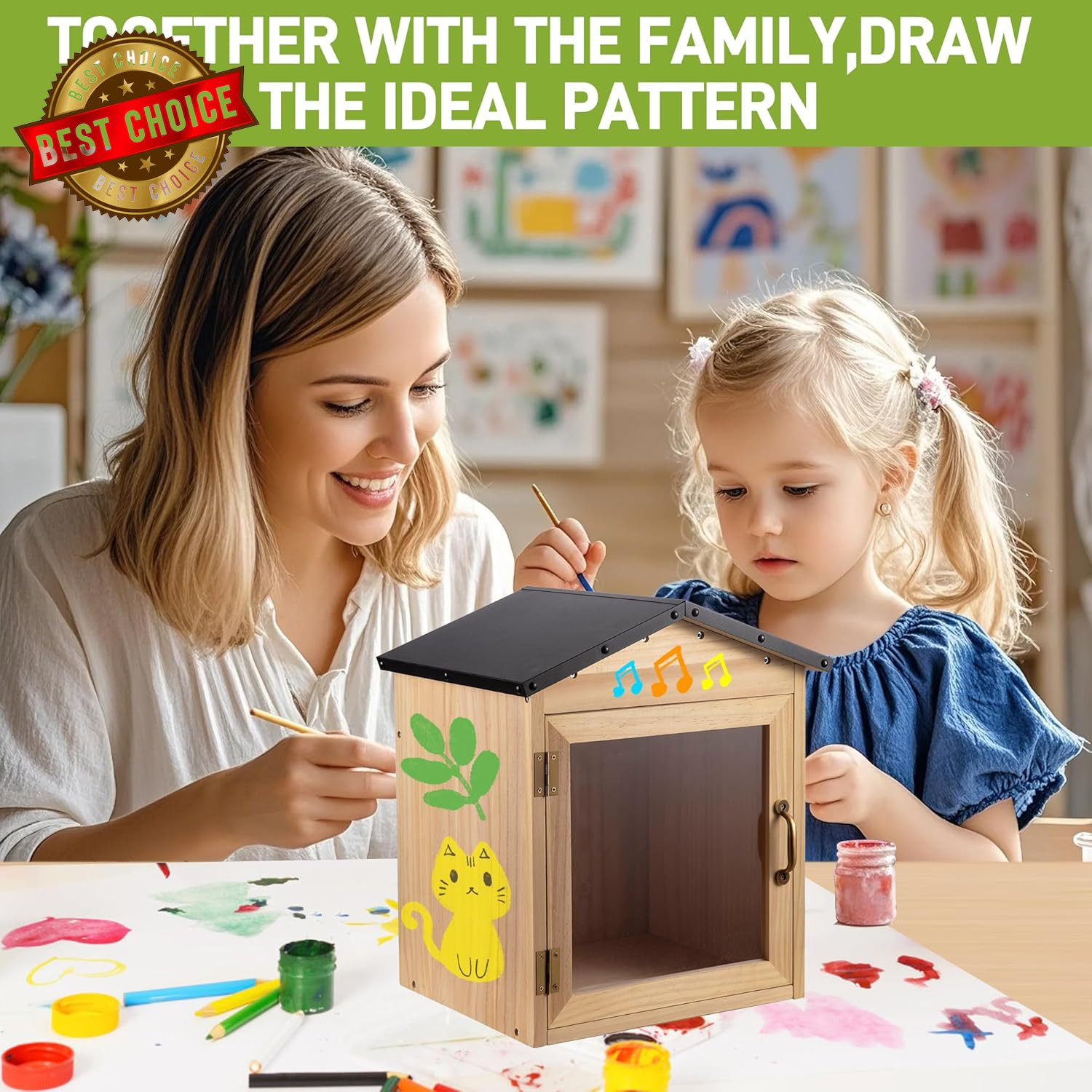 Little Library Box Outdoor – Free Library Kit for Sharing Books, Literature, and