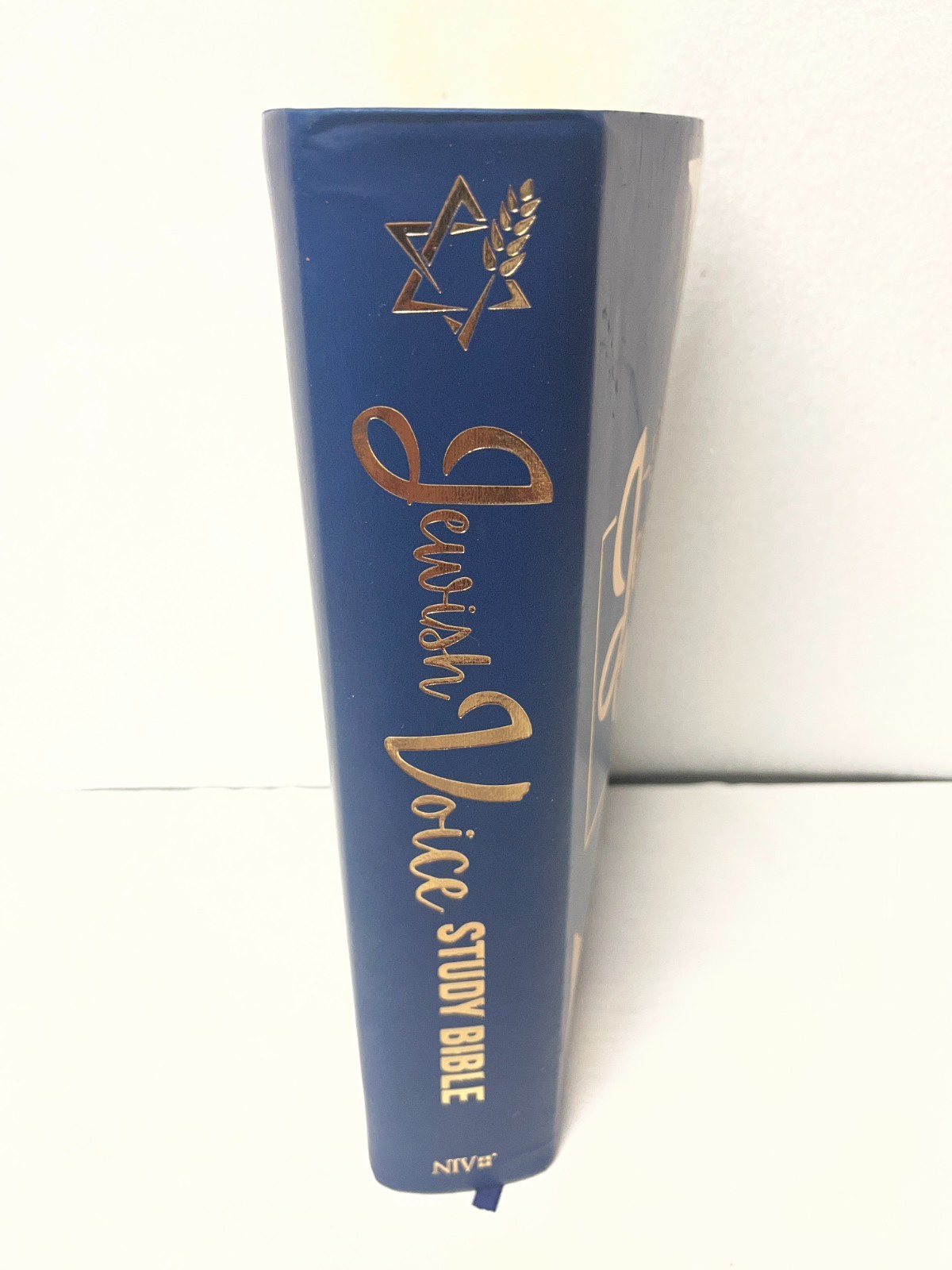 Jewish Voice Study Bible; NIV; Blue Leatherette Cover w. Gold Lettering