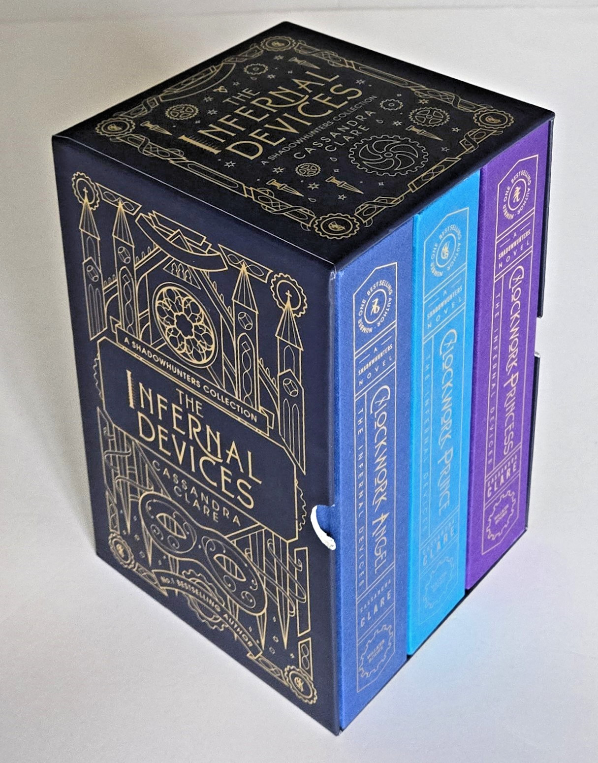 The Infernal Devices Box Set – Cassandra Clare HC (Stamp Signature) Sprayed Edge