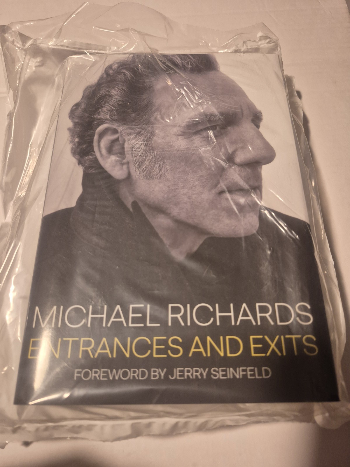 Michael Richards SIGNED – Entrances And Exits – 1st Ed. HC/DJ ~ Seinfeld *NEW*