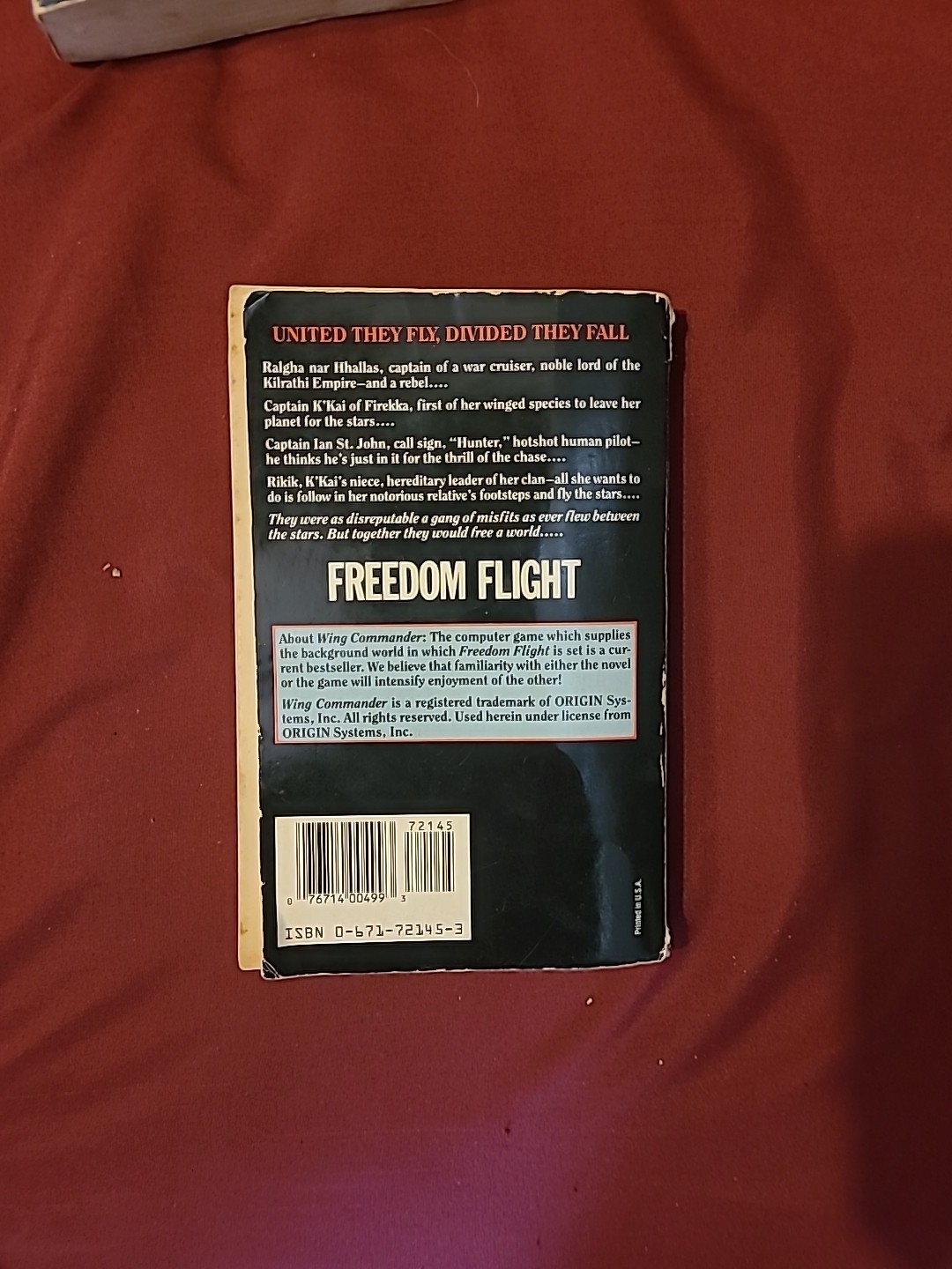 Wing Commander Book Series