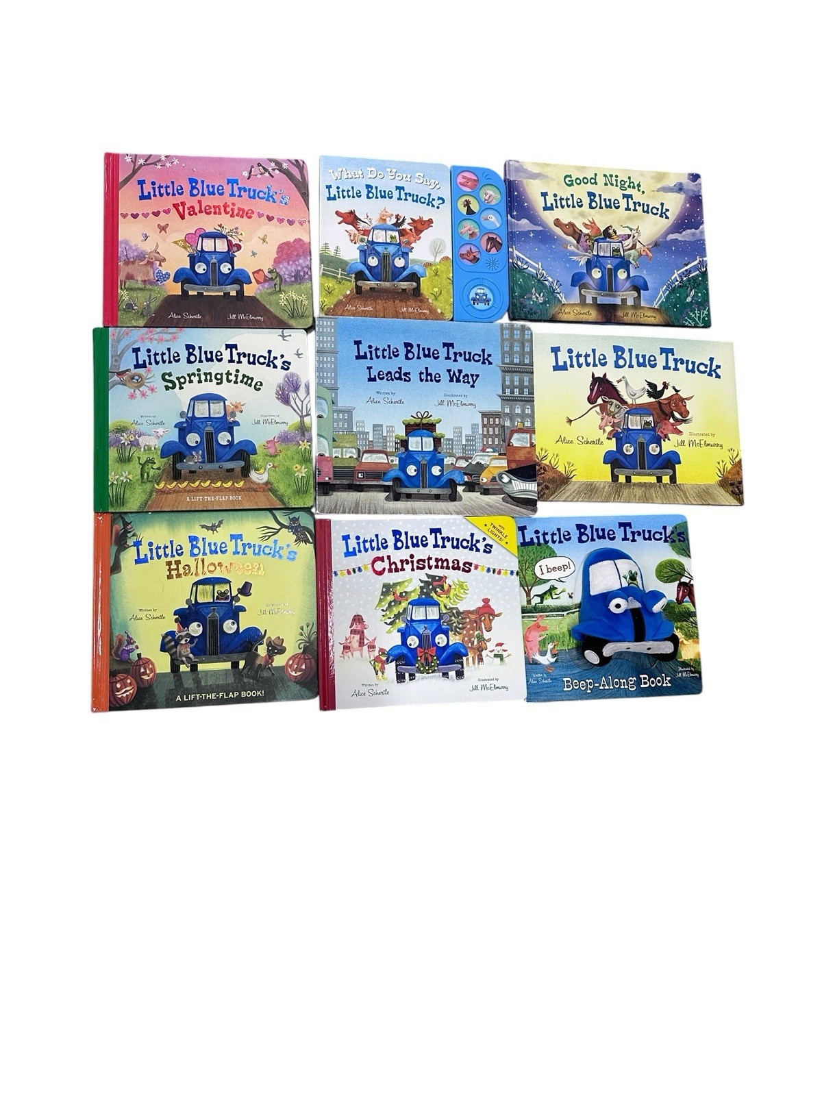 Little Blue Truck Board Book by Alice Schertle Lot Of 9 Assorted Styles/Titles