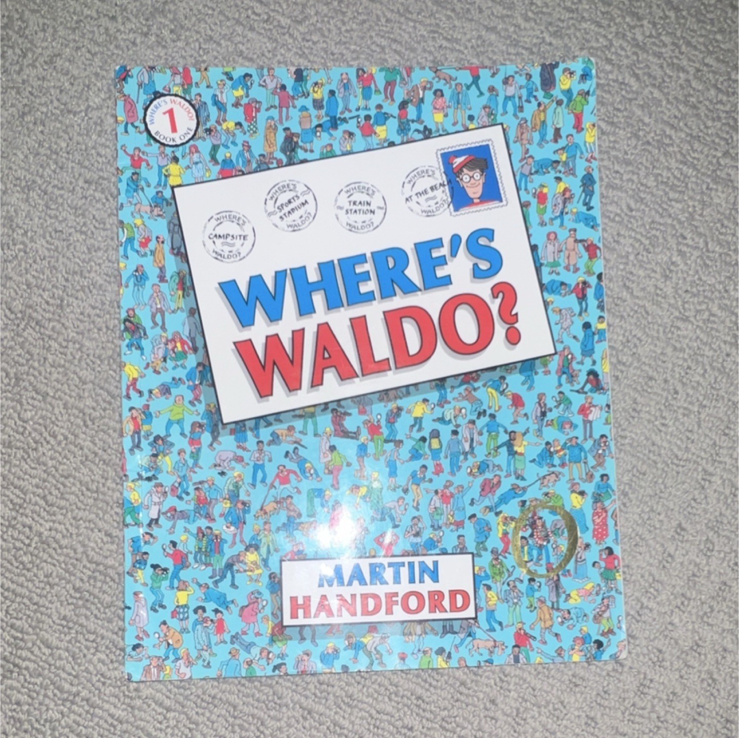 Where’s Waldo? by Martin Handford (Paperback, Candlewick Press, Illustrated)