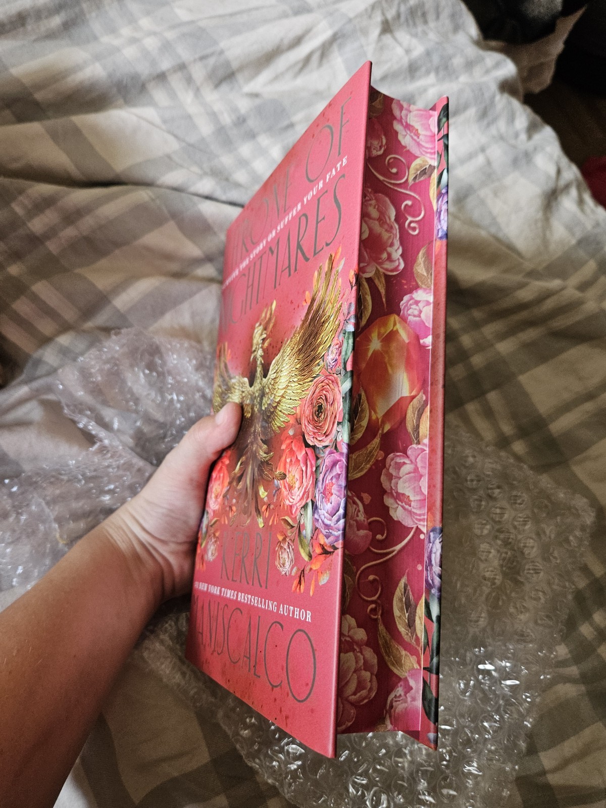 Fairyloot Throne Of Nightmares By Kerri Maniscalco SE SIGNED SPRAYED EDGES