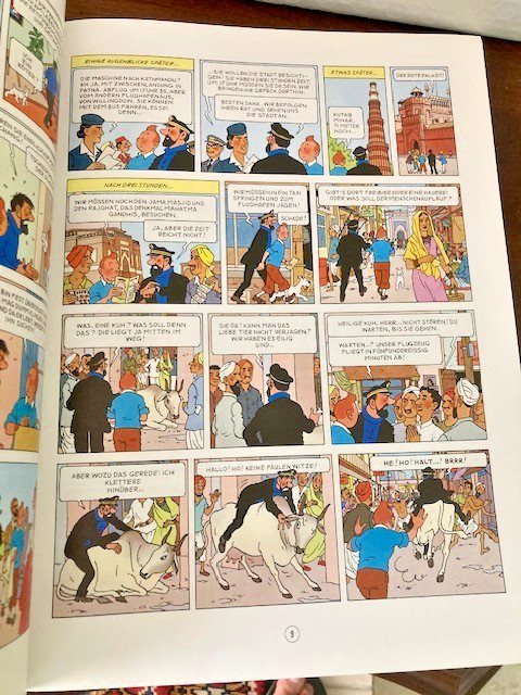 TINTIN German language Tim und Struppi: Tim in Tibet Paperback in 1999