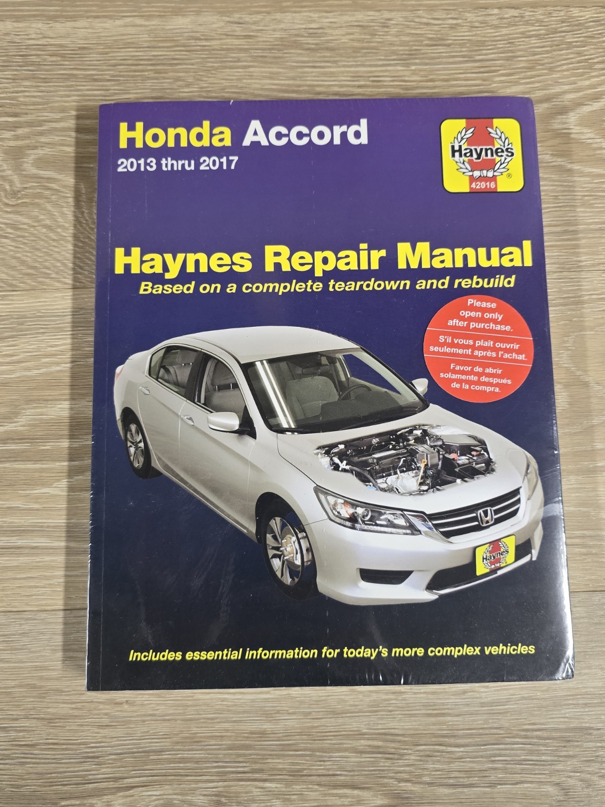 New Honda Accord 2013 Thru 2017 Haynes Repair Manual by Haynes Publishing Sealed