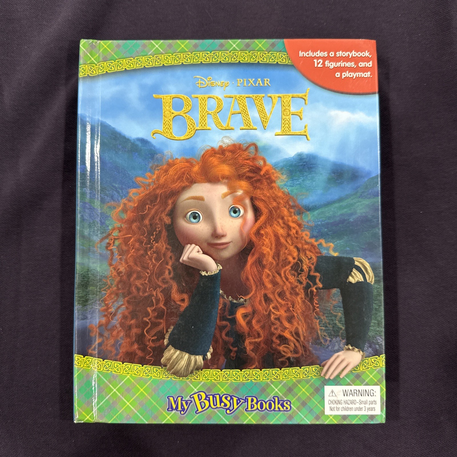 Disney Pixar My Busy Books – “Brave” Including 6 Figurines 3 Years and Up bb