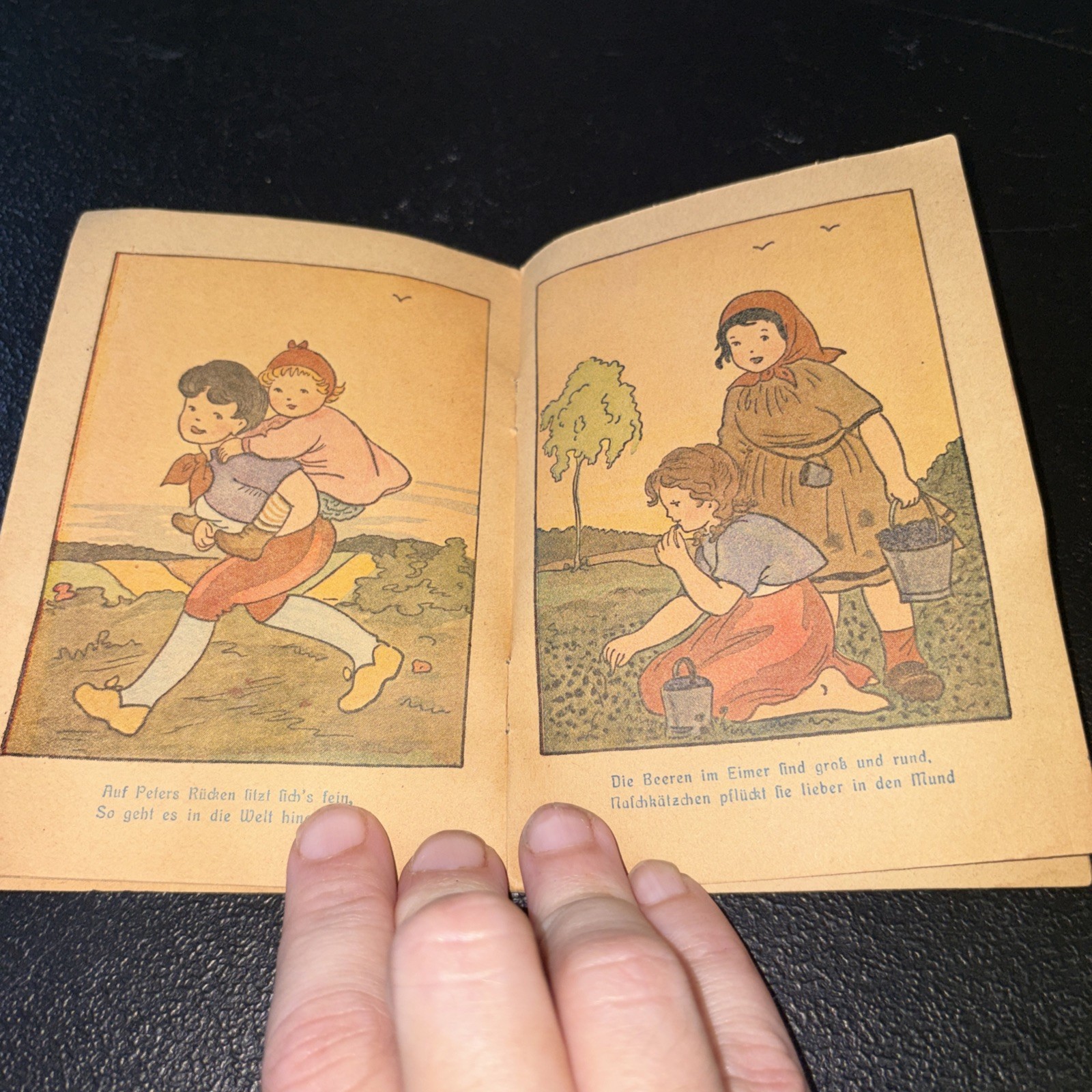 In Kinderland Vintage Booklet in German