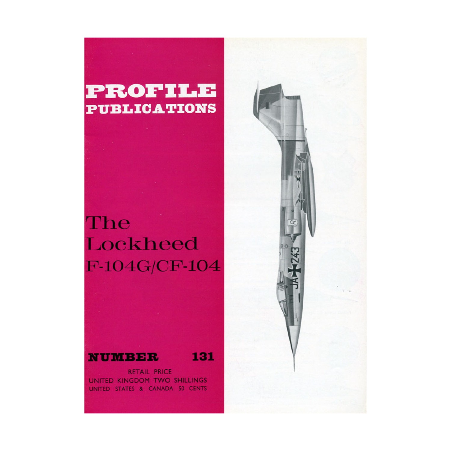 Profile Books Historical Magazine #131 – The Lockheed F-104G/CF-104 VG+
