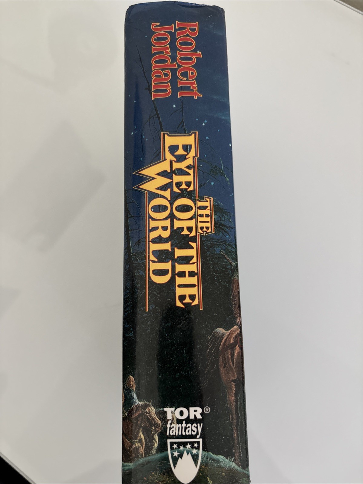 The Eye of the World by Robert Jordan, Tor Fantasy HC. 1990 VG + Good+ DJ
